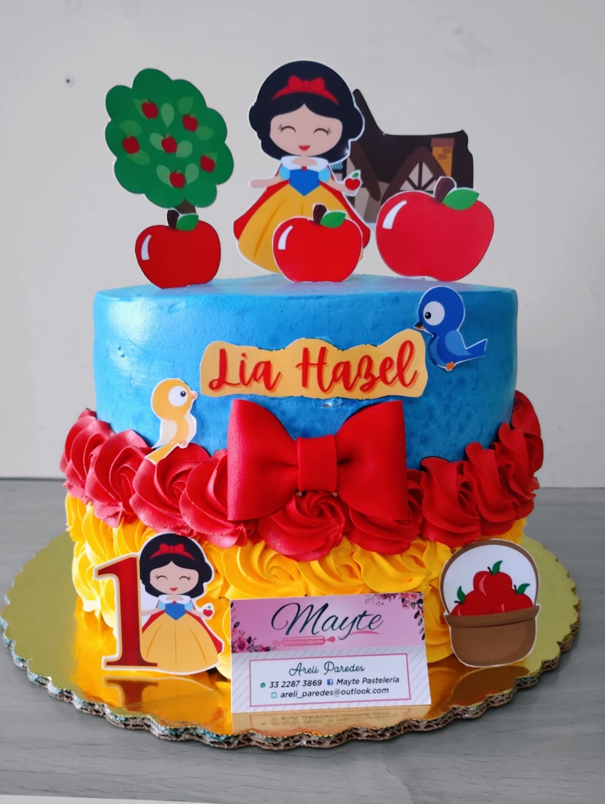 Pastel Blanca Nieves